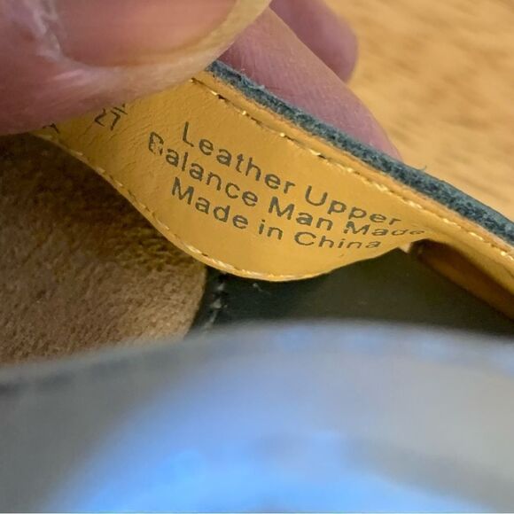 Naturalizer Sandals ‘Neina’ Heather Blue & Heather Gray Leather 1.5” Heel - Picture 10 of 11